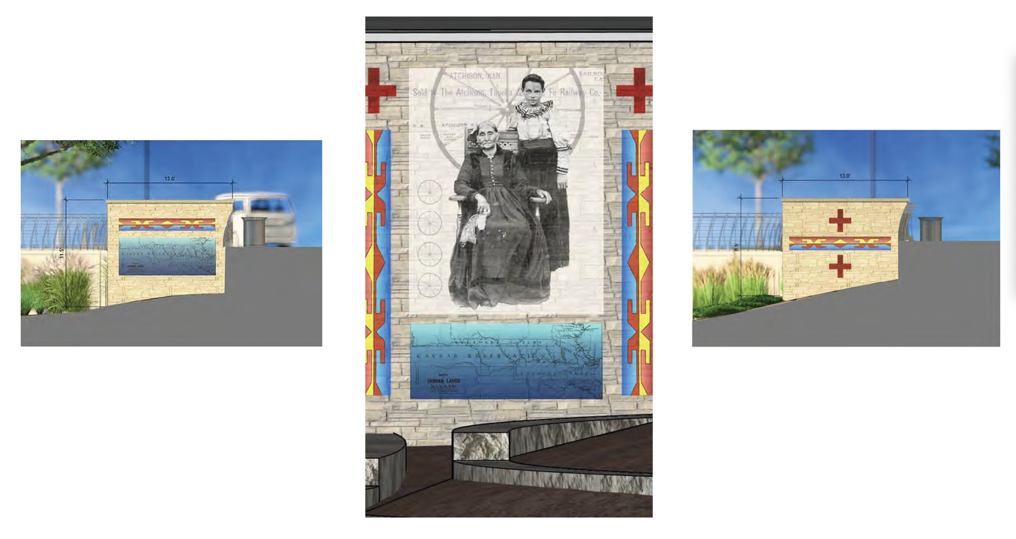 Wichita Design Council approves concepts for new riverbank artworks