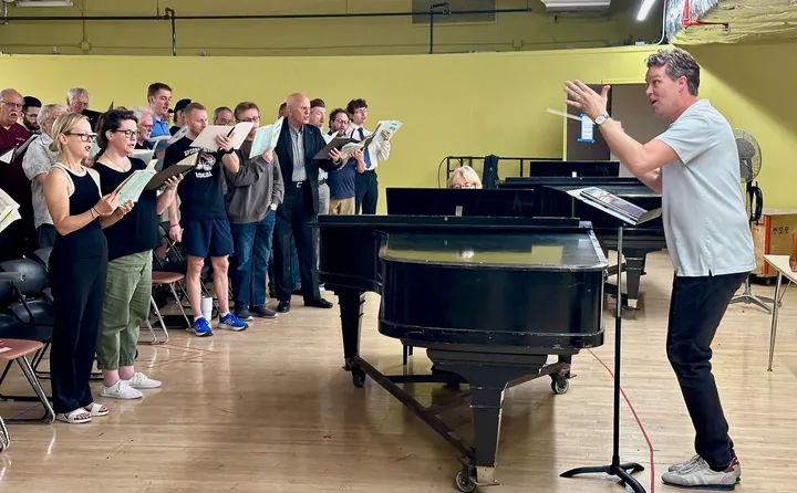 Singing 'Ode to Joy' during days of disaster