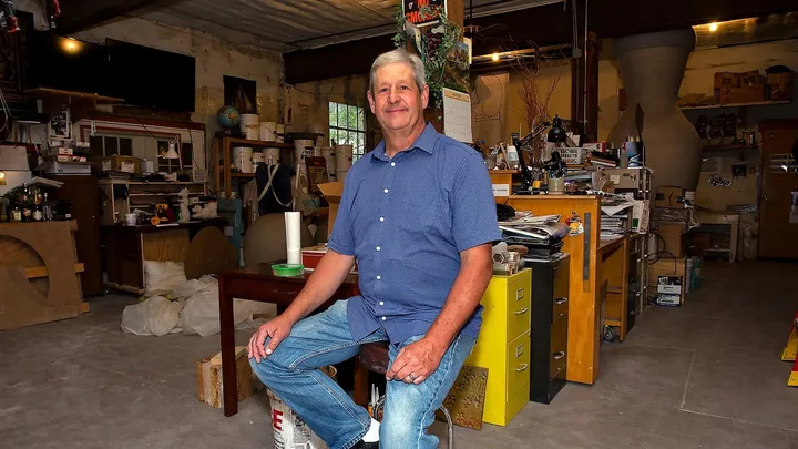 Conrad Snider shapes clay into a legacy of public art
