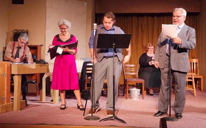 Liza speaks up in 'Pygmalion 1940: A Radio Show' at Kechi Playhouse