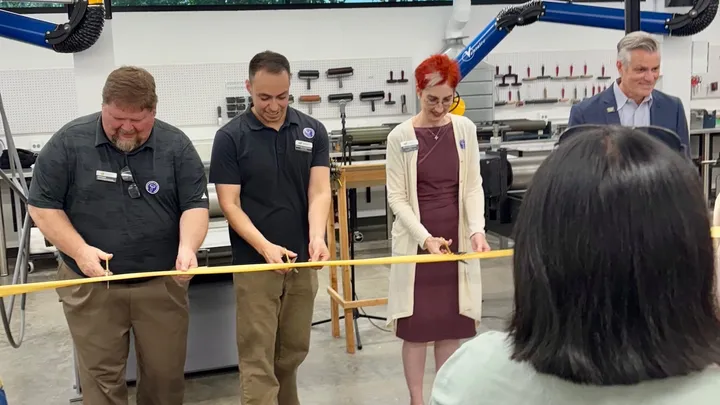 Wichita State shows off its remodeled printmaking studio