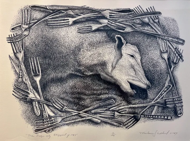 'Haunted Prints' and other Halloween-themed artworks are on view at WSU