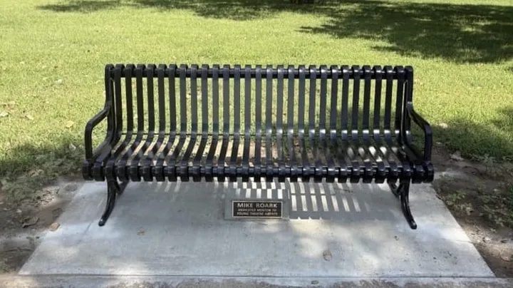 A new bench in College Hill commemorates the late Mike Roark’s teaching legacy