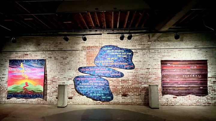 Stitches humming like the universe: Lindsay Lion Lord at the Fisch Haus